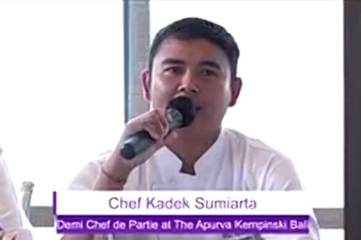 Chef I Kadek Sumiarta siap berlaga di final Jeunes Talents Escoffier