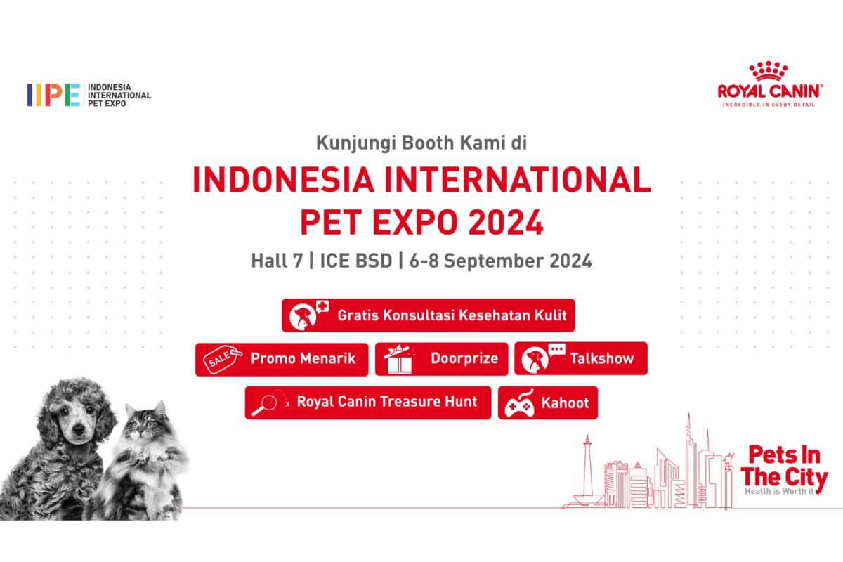 Royal Canin hadir di IIPE 2024 tekankan nutrisi tepat untuk anabul